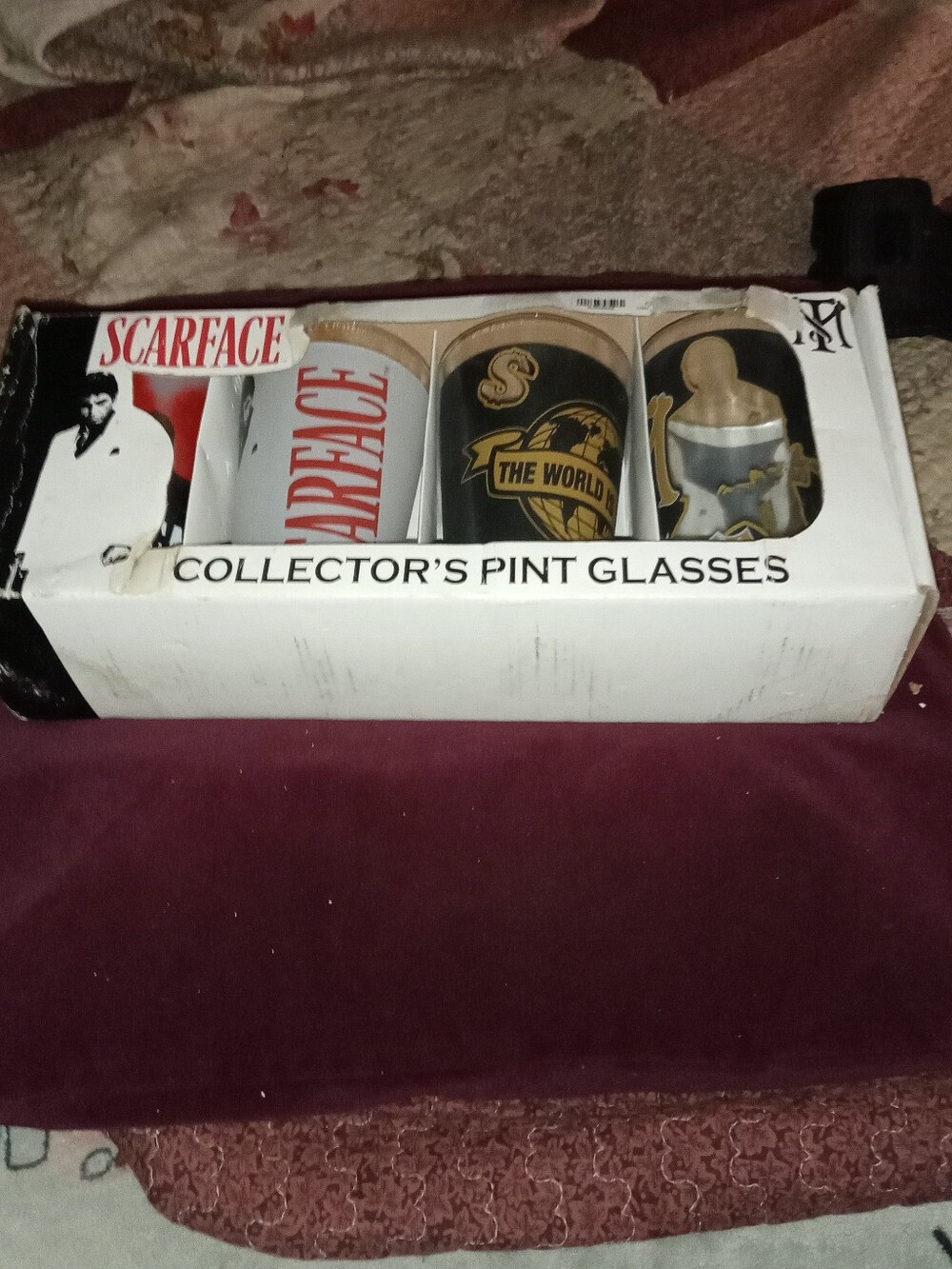 Scarface Collector's Pint Glass Set - White, Black, Gold